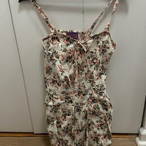 Floral Spaghetti Strap Dress